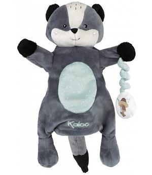 Kaloo K963580 - Kachoo - Marioneta de Peluche El Tejón Malo